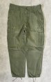 画像1: 60'S アメリカ軍 US ARMY "JUNGLE FATIGUE 3rd" ノンリップ ボタンフライ カーゴパンツ (VINTAGE) (1)
