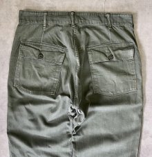 他の写真3: 60'S アメリカ軍 USAF "OG107" コットンサテン ベイカーパンツ セージグリーン (VINTAGE)