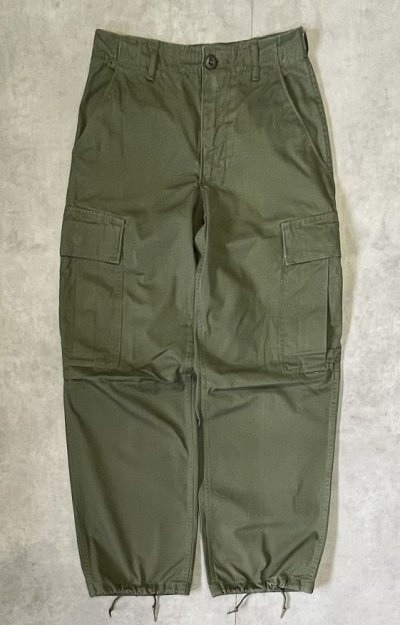 画像1: 60'S アメリカ軍 US ARMY "JUNGLE FATIGUE" リップストップ カーゴパンツ XS-SHORT (VINTAGE)