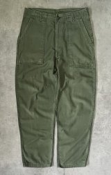 60'S アメリカ軍 US ARMY "OG107" コットンサテン ベイカーパンツ ミリタリーグリーン (VINTAGE)