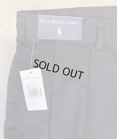 画像3: 90'S RALPH LAUREN "ANDREW PANT" ツープリーツ チノパンツ ネイビー (DEADSTOCK)
