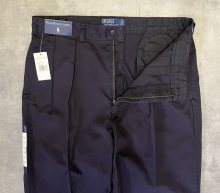 他の写真1: 90'S RALPH LAUREN "ANDREW PANT" ツープリーツ チノパンツ ネイビー (DEADSTOCK)