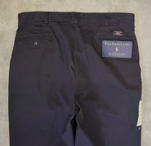 他の写真3: 90'S RALPH LAUREN "ANDREW PANT" ツープリーツ チノパンツ ネイビー (DEADSTOCK)
