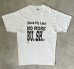 画像1: 90'S NO MORE BU..SH.. シングルステッチ 半袖 Tシャツ ホワイト USA製 (VINTAGE) (1)