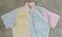 他の写真1: 90'S BROOKS BROTHERS "FUN SHIRT" ポプリン 半袖 BDシャツ クレイジーパターン/ストライプ USA製 (VINTAGE)