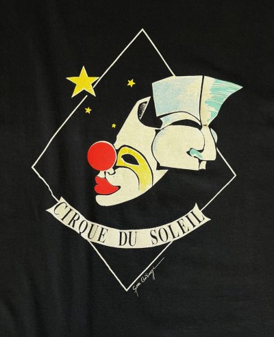 画像3: 90'S CIRQUE DU SOLEIL シングルステッチ 半袖 Tシャツ ブラック USA製 (VINTAGE)