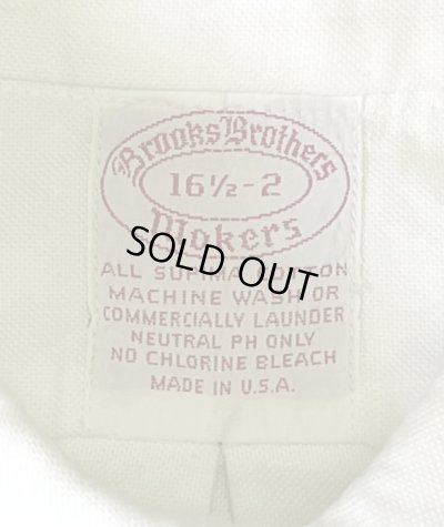 画像2: 90'S BROOKS BROTHERS "MAKERS" オックスフォード BDシャツ ホワイト USA製 (VINTAGE)