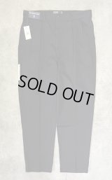 90'S RALPH LAUREN "ANDREW PANT" ツープリーツ チノパンツ ネイビー (DEADSTOCK)