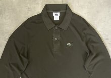 他の写真1: 90'S CHEMISE LACOSTE 長袖 ポロシャツ ダークオリーブ フランス製 (VINTAGE)