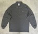 画像1: 90'S CHEMISE LACOSTE 長袖 ポロシャツ ダークグレーヘザー フランス製 (VINTAGE) (1)