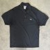 画像1: 80'S CHEMISE LACOSTE ポロシャツ チャコール フランス製 (VINTAGE) (1)