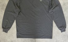 他の写真3: 90'S CHEMISE LACOSTE 長袖 ポロシャツ ダークグレーヘザー フランス製 (VINTAGE)