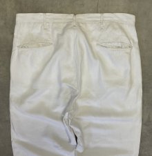 他の写真3: 50'S フレンチワーク ボタンフライ リネンパンツ ホワイト (VINTAGE)