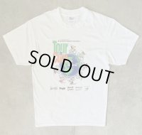 90'S TOUR DE CURE 両面プリント 半袖 Tシャツ ホワイト (VINTAGE)