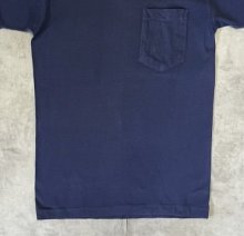 他の写真3: 70'S TOWNCRAFT シングルステッチ 耳付きポケット 半袖 Tシャツ ネイビー (VINTAGE)