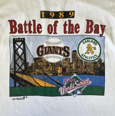 画像3: 80'S BATTLE OF THE BAY 1989 シングルステッチ 半袖 Tシャツ ホワイト USA製 (VINTAGE)