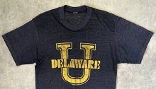 他の写真1: 80'S DELAWARE トライブレンド シングルステッチ 半袖 Tシャツ ダークネイビー (VINTAGE)