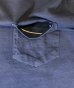 画像3: 70'S TOWNCRAFT シングルステッチ 耳付きポケット 半袖 Tシャツ ネイビー (VINTAGE) (3)