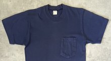 他の写真1: 70'S TOWNCRAFT シングルステッチ 耳付きポケット 半袖 Tシャツ ネイビー (VINTAGE)