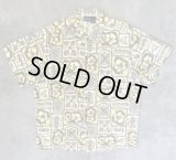 90'S PATAGONIA コットン 半袖 ACシャツ MAHALO OAK柄 (VINTAGE)