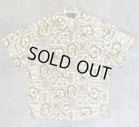 90'S PATAGONIA コットン 半袖 ACシャツ MAHALO OAK柄 (VINTAGE)