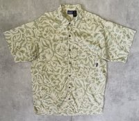 90'S PATAGONIA コットン 半袖 ACシャツ 総柄 ポルトガル製 (VINTAGE)