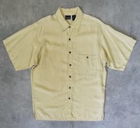90'S PATAGONIA ヘンプ100% 半袖 ACシャツ ベージュ 香港製 (VINTAGE)