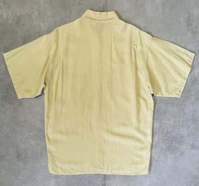 画像3: 90'S PATAGONIA ヘンプ100% 半袖 ACシャツ ベージュ 香港製 (VINTAGE)