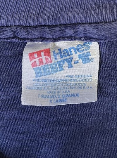 画像2: 90'S Levis シングルステッチ 半袖 Tシャツ ネイビー USA製 (VINTAGE)