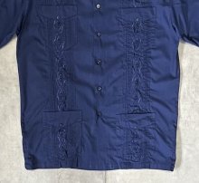 他の写真3: 90'S CHIC ELEGANT 半袖 キューバシャツ ネイビー (VINTAGE)