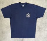 80'S MARCO ISLAND FIRE RESCUE シングルステッチ 半袖 Tシャツ ネイビー USA製 (VINTAGE)