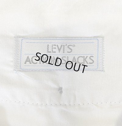 画像2: 90'S LEVIS "ACTION SLACKS" スラックス ブルーヘザー (VINTAGE)