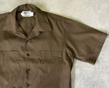他の写真2: 90'S RIVERSIDE 半袖 オープンカラーシャツ ブラウン USA製 (VINTAGE)