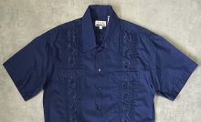 他の写真1: 90'S CHIC ELEGANT 半袖 キューバシャツ ネイビー (VINTAGE)