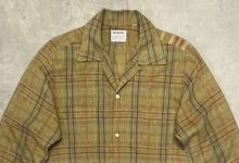他の写真1: 70'S McGREGOR "SCOTSET" リネン 長袖 オープンカラーシャツ チェック柄 (VINTAGE)