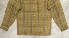 他の写真3: 70'S McGREGOR "SCOTSET" リネン 長袖 オープンカラーシャツ チェック柄 (VINTAGE)
