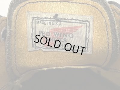 画像2: 80'S RED WING 9109 プリント羽タグ ラバーソール レザー サービスシューズ USA製 (VINTAGE)