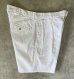 画像4: 90'S RALPH LAUREN ツープリーツ チノショーツ ホワイト USA製 (VINTAGE) (4)