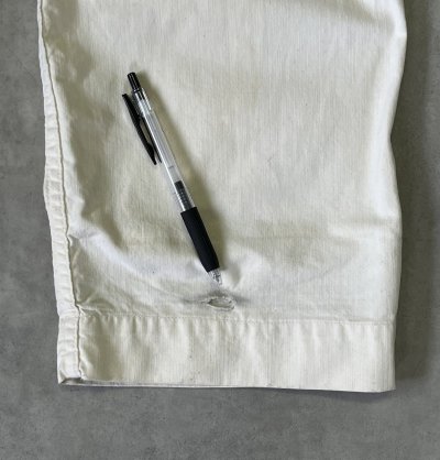 画像7: RRL シンチバック ボタンフライ ペインターパンツ ホワイト USA製 (VINTAGE)