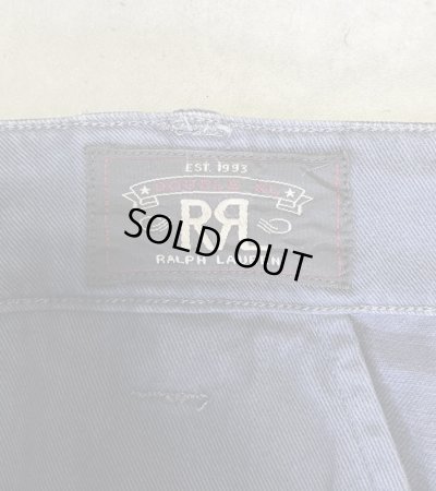 画像2: RRL イカリボタン クロップド マリンパンツ ネイビー (VINTAGE)