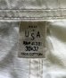 画像2: RRL シンチバック ボタンフライ ペインターパンツ ホワイト USA製 (VINTAGE) (2)