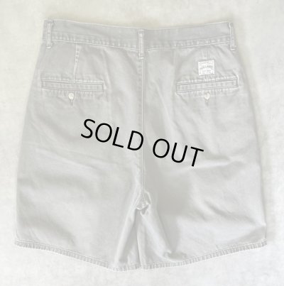 画像5: 90'S RALPH LAUREN "ボックスロゴ" ツープリーツ チノショーツ カーキ USA製 (VINTAGE)