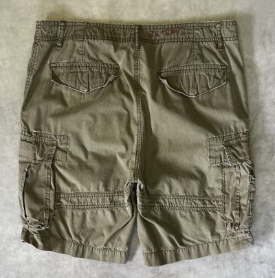 画像6: 90'S RALPH LAUREN カーゴショーツ TALONジップ オリーブ (VINTAGE)