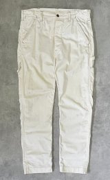 RRL シンチバック ボタンフライ ペインターパンツ ホワイト USA製 (VINTAGE)