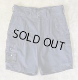 90'S RALPH LAUREN ワンプリーツ カーゴショーツ ネイビー USA製 (VINTAGE)