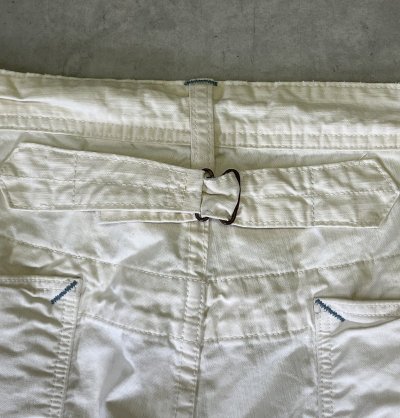 画像5: RRL シンチバック ボタンフライ ペインターパンツ ホワイト USA製 (VINTAGE)