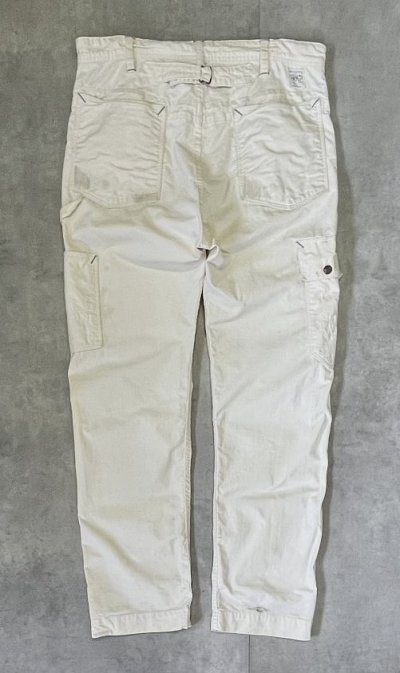 画像4: RRL シンチバック ボタンフライ ペインターパンツ ホワイト USA製 (VINTAGE)