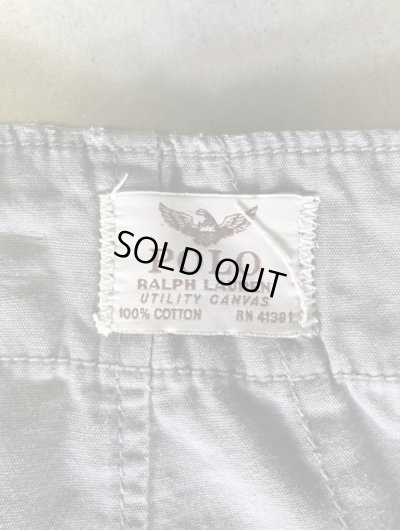 画像8: 90'S RALPH LAUREN カーゴショーツ TALONジップ カーキ (VINTAGE)