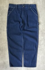 80'S SEARS トップスナップボタン ペインターパンツ インディゴ USA製 (VINTAGE)