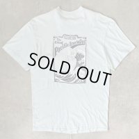 70'S THE GREAT PACIFIC IRON WORKS シングルステッチ 半袖 ポケット付き Tシャツ サックスブルー USA製 (VINTAGE)